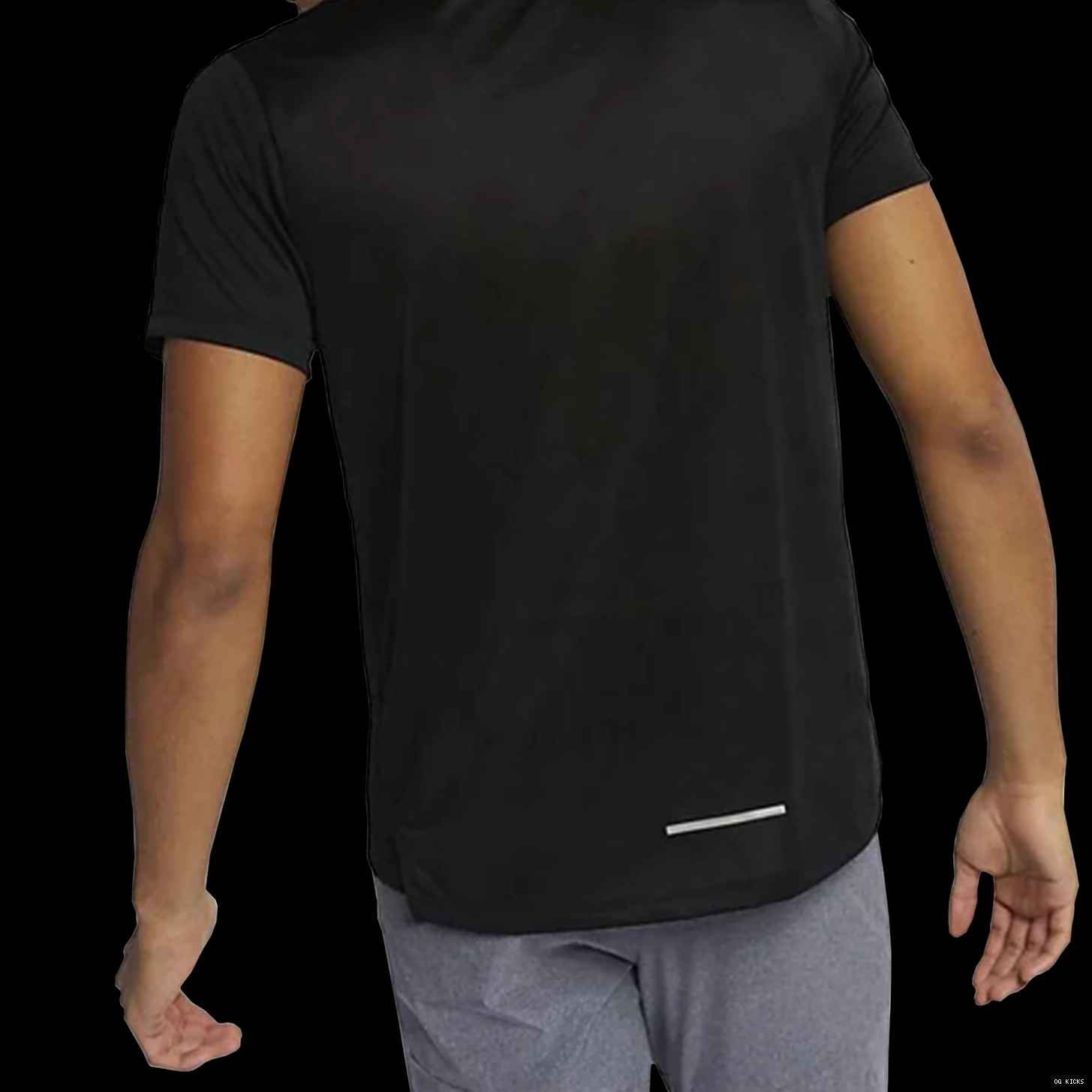 Nike Dri-Fit Black 1.0 Shirt T Miler 0816